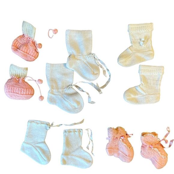 Other - Five Pairs of Baby Booties